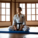 The Disciplined Warrior's Dawn**
    A highly focused professional judoka, male or female, in a minimalist dojo bathed in early morning light. The athlete is engaged in a silent ritual of stretching or meditation, embodying discipline and mental fortitude. Emphasize a powerful yet serene presence, with sunbeams cutting through the quiet space, highlighting the calm before intense training. Soft, natural lighting.

2.  **Prompt for