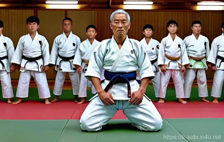 유도 역사와 유래 - **Prompt for the Genesis of Judo:**
    "A serene and historically accurate depiction of Jigoro Kano...